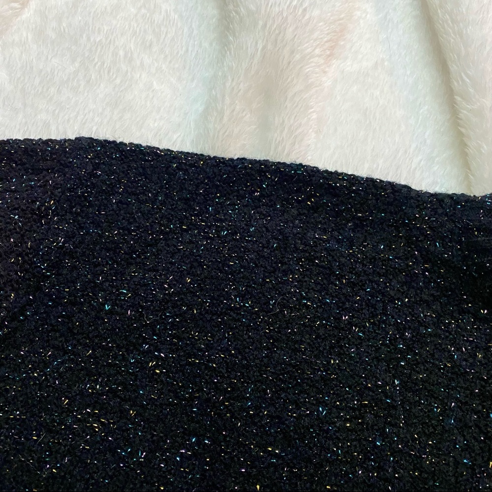 Vintage Rainbow Shimmer Thread Pullover Sweater - image 4